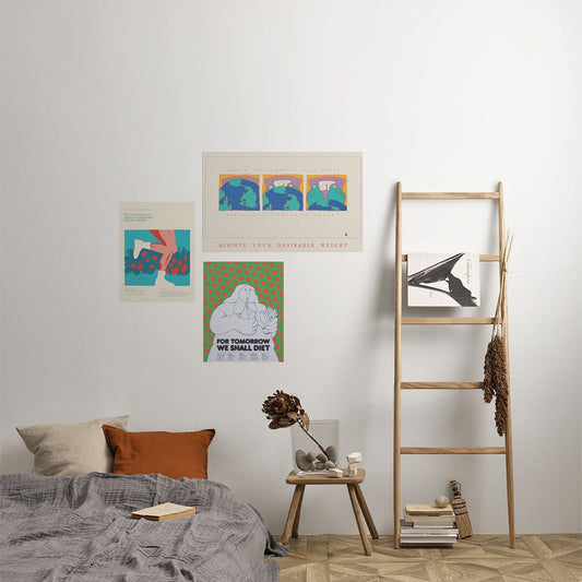 セット買いで超お得! Hattan Art Poster ハッタン アートポスター アソートパック Let’s exercise! セット