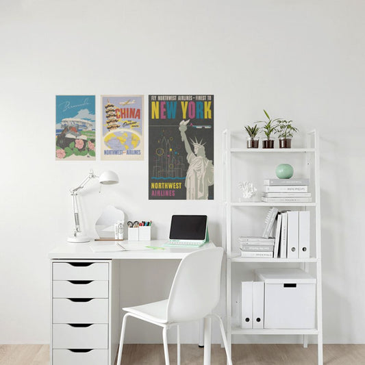 セット買いで超お得! Hattan Art Poster ハッタン アートポスター アソートパック 夢の世界旅行セット