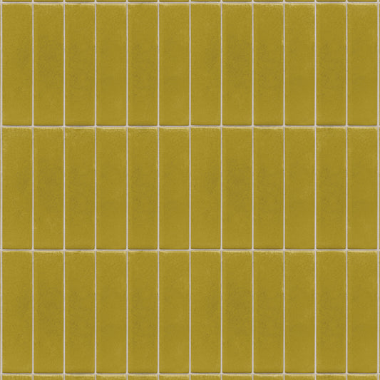 【サンプル】貼ってはがせるリメイクシート「Hatte me! (ハッテミー)」 ビルヂングタイル BLDG-04 / オリーブ