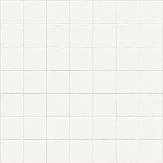 【サンプル】貼ってはがせるリメイクシート「Hatte me! (ハッテミー)」 すっきりタイル/くすみカラー NSQT-01 / ホワイト