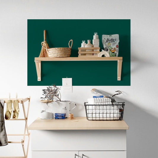 貼ってはがせる シール壁紙 「Hatte me! Palette (ハッテミーパレット)」 リメイクシート Cool クール (65cm×1mサイズ) 53 ボトルグリーン