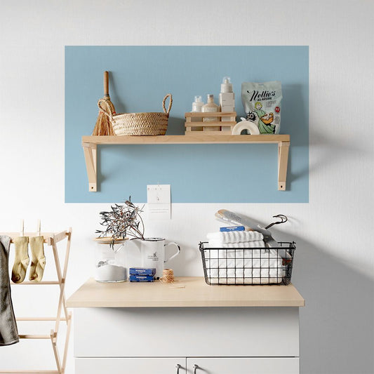 貼ってはがせる シール壁紙 「Hatte me! Palette (ハッテミーパレット)」 リメイクシート Cool クール (65cm×1mサイズ) 55 ベビーブルー