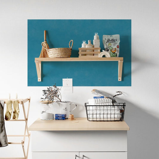 貼ってはがせる シール壁紙 「Hatte me! Palette (ハッテミーパレット)」 リメイクシート Cool クール (65cm×1mサイズ) 57 サックスブルー