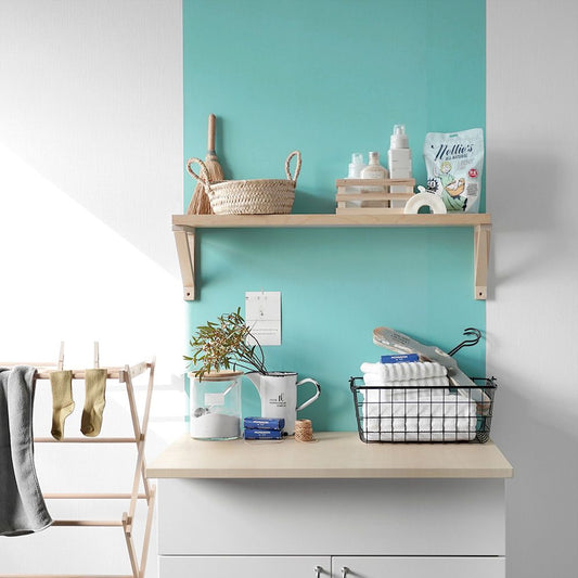 貼ってはがせる シール壁紙 「Hatte me! Palette (ハッテミーパレット)」 リメイクシート Cool クール (65cm×2.6mサイズ) 49 アイスグリーン