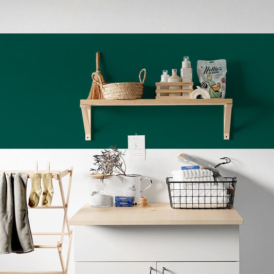 貼ってはがせる シール壁紙 「Hatte me! Palette (ハッテミーパレット)」 リメイクシート Cool クール (65cm×2.6mサイズ) 53 ボトルグリーン