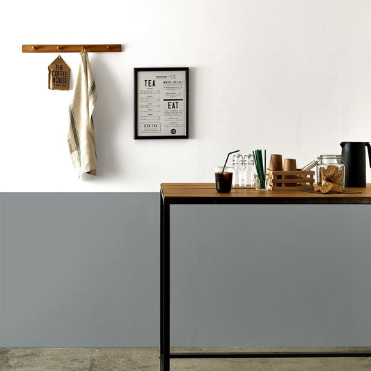 貼ってはがせる シール壁紙 「Hatte me! Palette (ハッテミーパレット)」 リメイクシート Mono モノ (65cm×1mサイズ) 76 ミディアムグレー