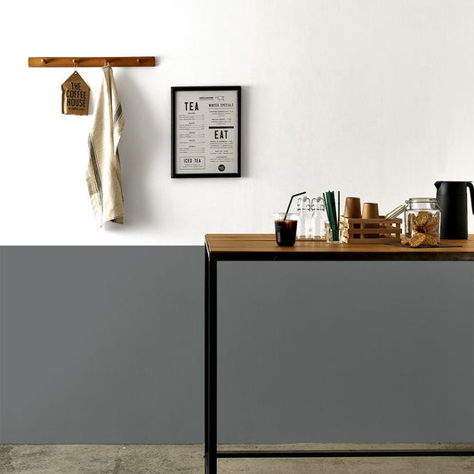 貼ってはがせる シール壁紙 「Hatte me! Palette (ハッテミーパレット)」 リメイクシート Mono モノ (65cm×1mサイズ) 77 ダークグレー