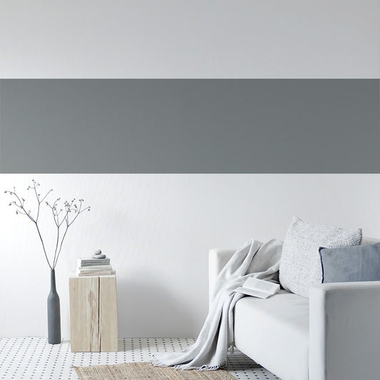 貼ってはがせる シール壁紙 「Hatte me! Palette (ハッテミーパレット)」 リメイクシート Mono モノ (65cm×2.6mサイズ) 76 ミディアムグレー