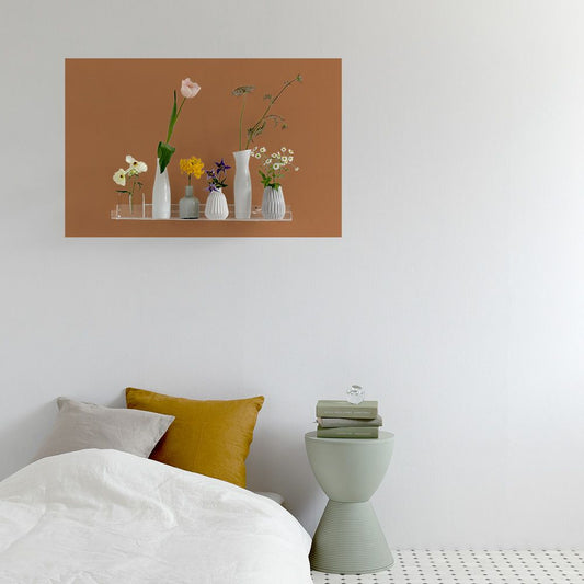 貼ってはがせる シール壁紙 「Hatte me! Palette (ハッテミーパレット)」 リメイクシート Nuance ニュアンス (65cm×1mサイズ) 44 パーシモン