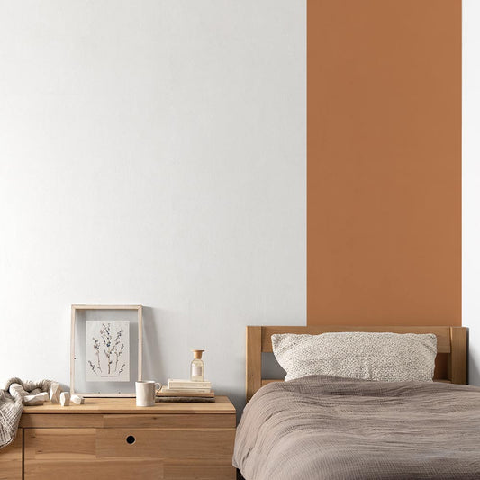 貼ってはがせる シール壁紙 「Hatte me! Palette (ハッテミーパレット)」 リメイクシート Nuance ニュアンス (65cm×2.6mサイズ) 44 パーシモン