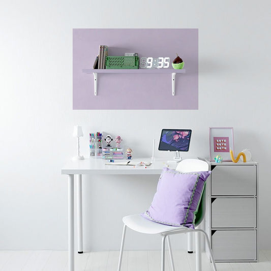 貼ってはがせる シール壁紙 「Hatte me! Palette (ハッテミーパレット)」 リメイクシート Pastel パステル (65cm×1mサイズ) 08 ラベンダー