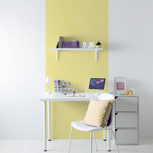 貼ってはがせる シール壁紙 「Hatte me! Palette (ハッテミーパレット)」 リメイクシート Pastel パステル (65cm×2.6mサイズ) 02 バター