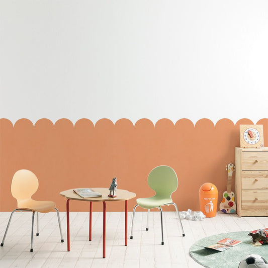 貼ってはがせる シール壁紙 「Hatte me! Palette (ハッテミーパレット)」 リメイクシート Pop ポップ (65cm×1mサイズ) 22 うすだいだい