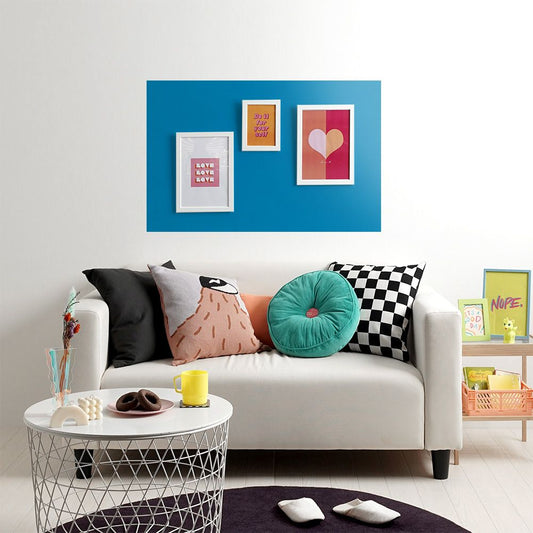 貼ってはがせる シール壁紙 「Hatte me! Palette (ハッテミーパレット)」 リメイクシート Vivid ヴィヴィッド (65cm×1mサイズ) 61 ブルー