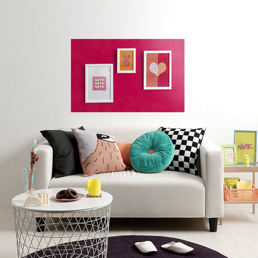 貼ってはがせる シール壁紙 「Hatte me! Palette (ハッテミーパレット)」 リメイクシート Vivid ヴィヴィッド (65cm×1mサイズ) 68 チェリーレッド