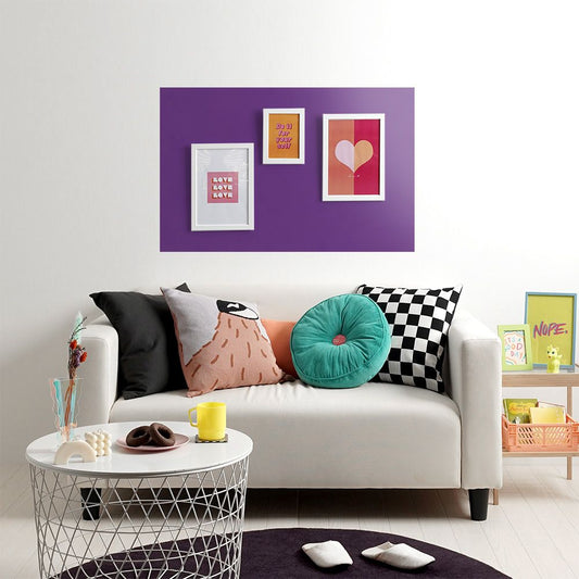 貼ってはがせる シール壁紙 「Hatte me! Palette (ハッテミーパレット)」 リメイクシート Vivid ヴィヴィッド (65cm×1mサイズ) 70 パープル