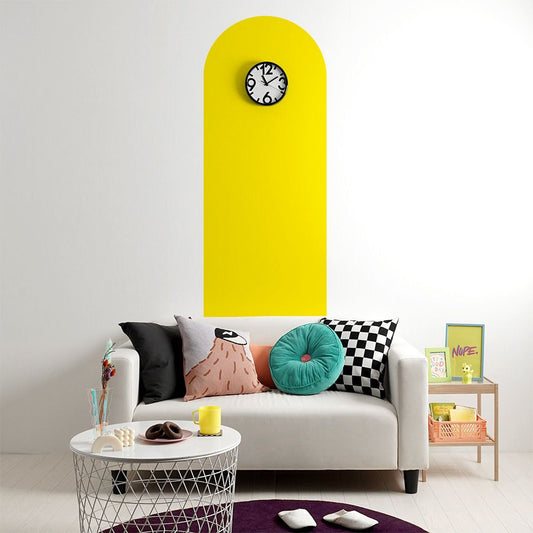 貼ってはがせる シール壁紙 「Hatte me! Palette (ハッテミーパレット)」 リメイクシート ビビット (65cm×2.6mサイズ) 66 イエロー