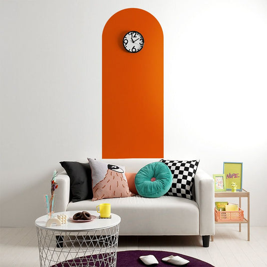 貼ってはがせる シール壁紙 「Hatte me! Palette (ハッテミーパレット)」 リメイクシート ビビット (65cm×2.6mサイズ) 67 オレンジ