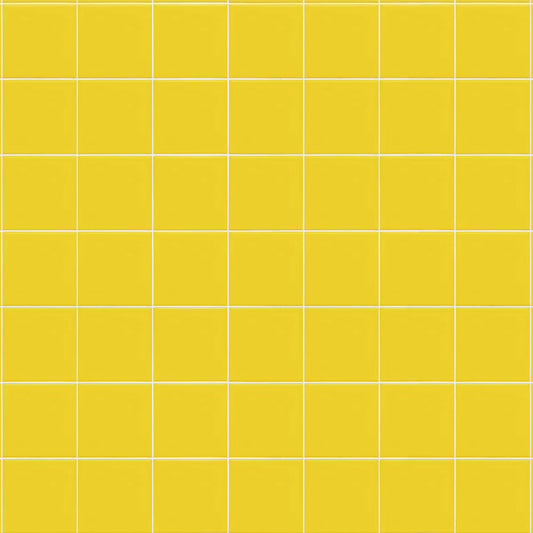 【サンプル】貼ってはがせるリメイクシート「Hatte me! (ハッテミー)」 すっきりタイル/ポップ PSQT-01 / イエロー