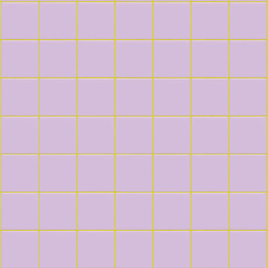 【サンプル】貼ってはがせるリメイクシート「Hatte me! (ハッテミー)」 すっきりタイル/ポップ PSQT-11 / パープル×イエロー