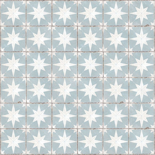 【サンプル】貼ってがせるリメイクシート「Hatte me! (ハッテミー)」レトロタイル柄 RTST-04 / ステラ アリス