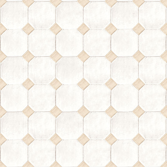 【サンプル】貼ってはがせるリメイクシート「Hatte me! (ハッテミー)」 テラコッタダイヤ TERT-03 / アクセントベージュ