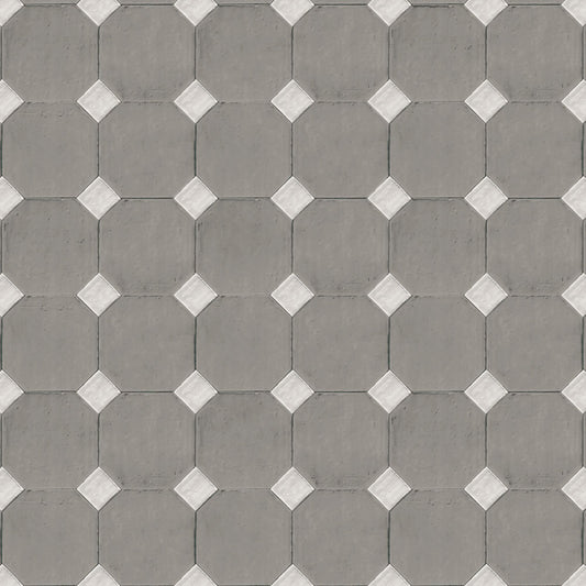 【サンプル】貼ってはがせるリメイクシート「Hatte me! (ハッテミー)」 テラコッタダイヤ TERT-08 / モルタル