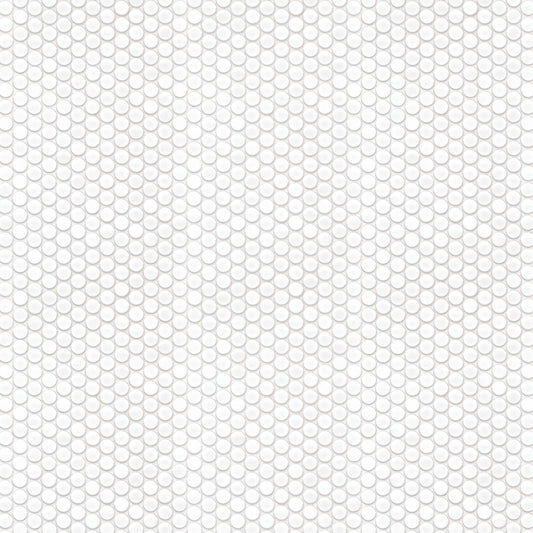 【サンプル】貼ってはがせるリメイクシート「Hatte me! (ハッテミー)」丸モザイク柄 MMOS-01 ホワイト