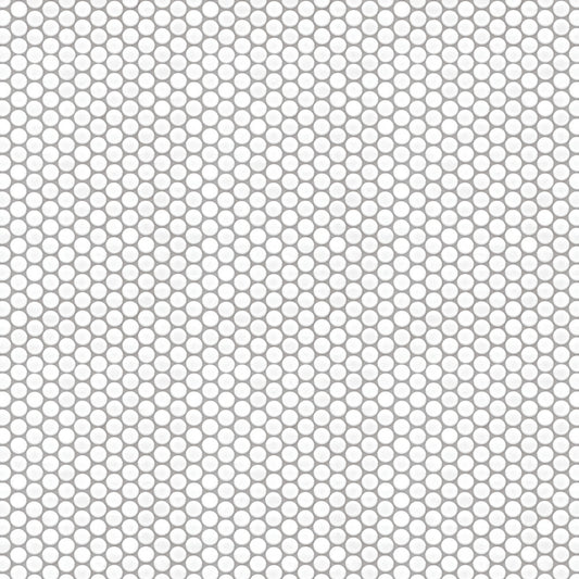 【サンプル】貼ってはがせるリメイクシート「Hatte me! (ハッテミー)」丸モザイク柄 MMOS-02 グレー目地