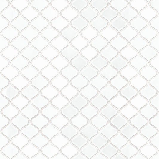 【サンプル】貼ってはがせるリメイクシート「Hatte me! (ハッテミー)」ランタンタイル柄 RMOS-01 ホワイト