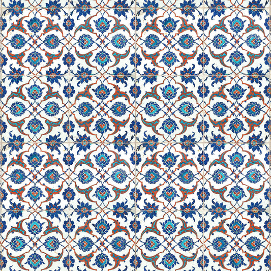 【サンプル】貼ってはがせる 床リメイクシート「Hatte me Floor (ハッテミーフロア)」ヘリテージタイル / チチェク