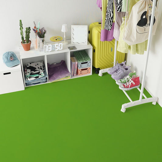 貼ってはがせる 床リメイクシート「Hatte me Floor Palette (ハッテミーフロア パレット)」 Vivid ヴィヴィッド (65cm×3mサイズ) 65 ライムグリーン