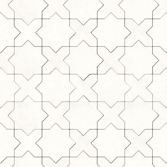 【サンプル】貼ってはがせる 床リメイクシート「Hatte me Floor (ハッテミーフロア)」スタークロス / ホワイト