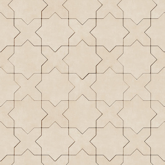 【サンプル】貼ってはがせる 床リメイクシート「Hatte me Floor (ハッテミーフロア)」スタークロス / ベージュ