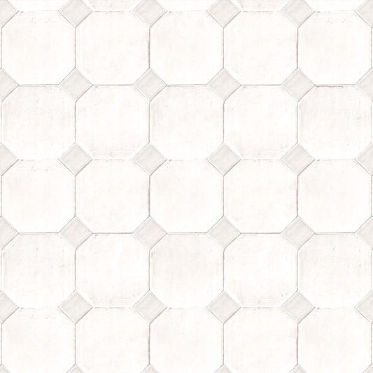 【サンプル】貼ってはがせる 床リメイクシート「Hatte me Floor (ハッテミーフロア)」テラコッタダイヤ / アクセントペールグレー