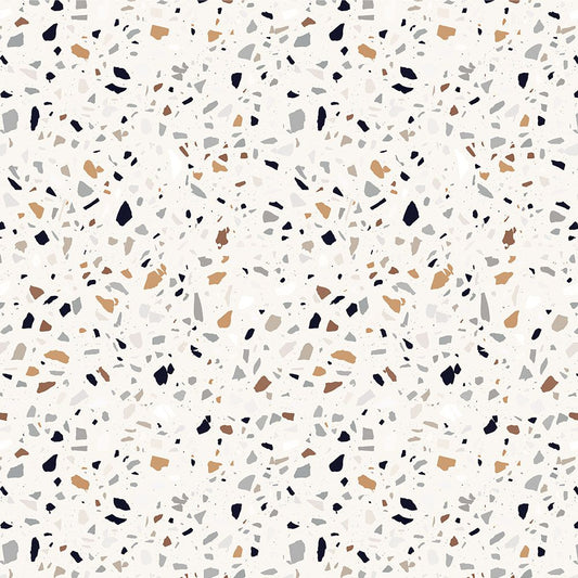 【サンプル】貼ってはがせる 床リメイクシート「Hatte me Floor (ハッテミーフロア)」テラゾー柄 アーバングラニット FL-TZAG-01 / スタンダードミックス