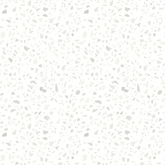 【サンプル】貼ってはがせる 床リメイクシート「Hatte me Floor (ハッテミーフロア)」テラゾー柄 モノトーン FL-TZMO-01 / フロスト