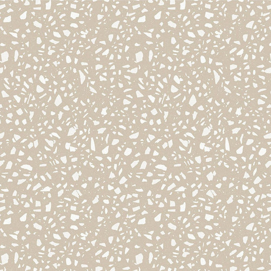 【サンプル】貼ってはがせる 床リメイクシート「Hatte me Floor (ハッテミーフロア)」テラゾー柄 シングルカラー FL-TZSC-02 / グレージュ