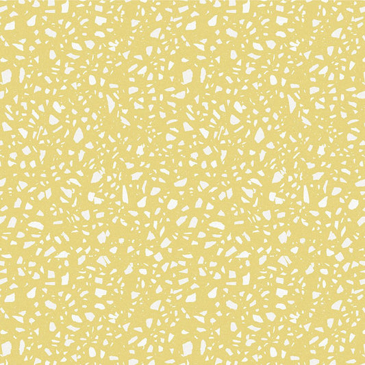 【サンプル】貼ってはがせる 床リメイクシート「Hatte me Floor (ハッテミーフロア)」テラゾー柄 シングルカラー FL-TZSC-03 / ミモザ