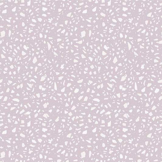 【サンプル】貼ってはがせる 床リメイクシート「Hatte me Floor (ハッテミーフロア)」テラゾー柄 シングルカラー FL-TZSC-06 / ラベンダー