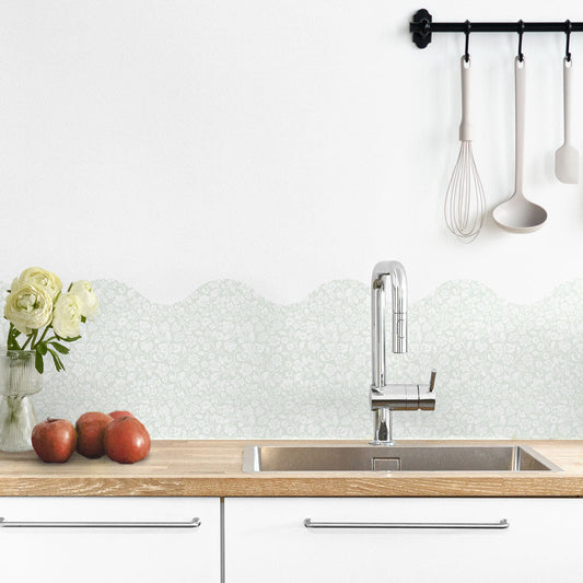 水はね防止シート Mon Sucrier フォレストワルツ ライトモス MBS-MS11(25cm×1.3m)