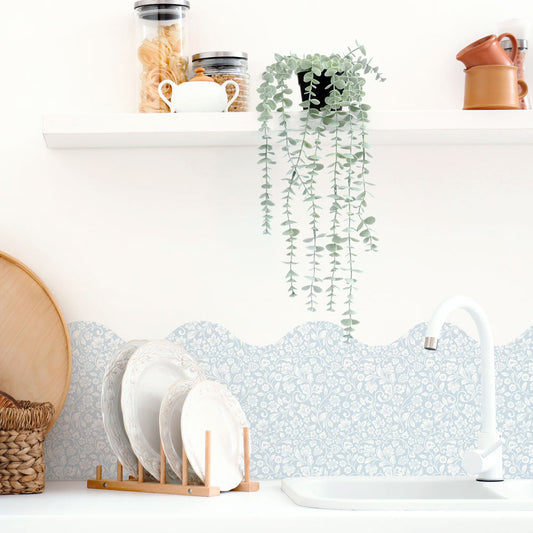 水はね防止シート Mon Sucrier フォレストワルツ ライトリバー MBS-MS12(25cm×1.3m)