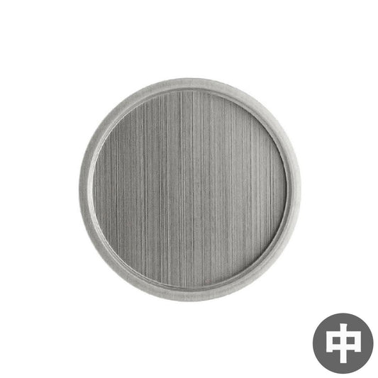 ふすまの引き手 丸ステンレス 平円丸 ツキエス S-191(1個単位)中サイズ