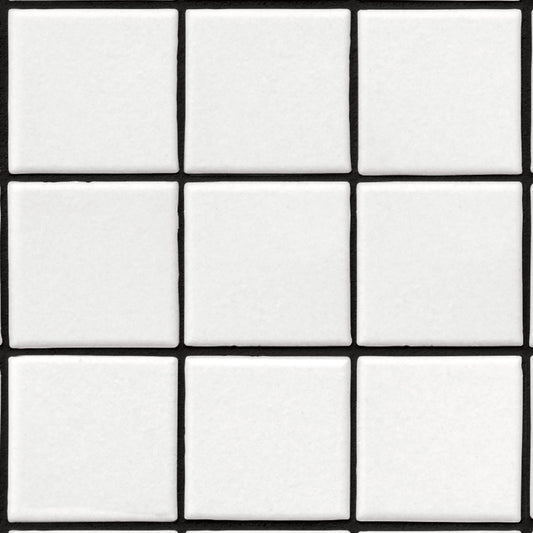 【サンプル】貼ってがせるリメイクシート「Hatte me! (ハッテミー)」黒目地タイル柄スクエア BJST-01