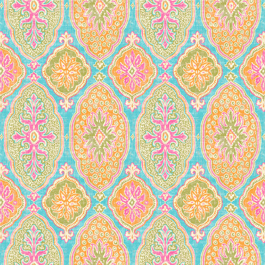 【サンプル】貼ってがせるリメイクシート「Hatte me! (ハッテミー)」BOHO柄 BOHO-C2 スカイブルー