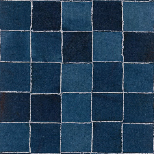 【サンプル】貼ってがせるリメイクシート「Hatte me! (ハッテミー)」デニムタイル柄 DNMT-02 ミックス