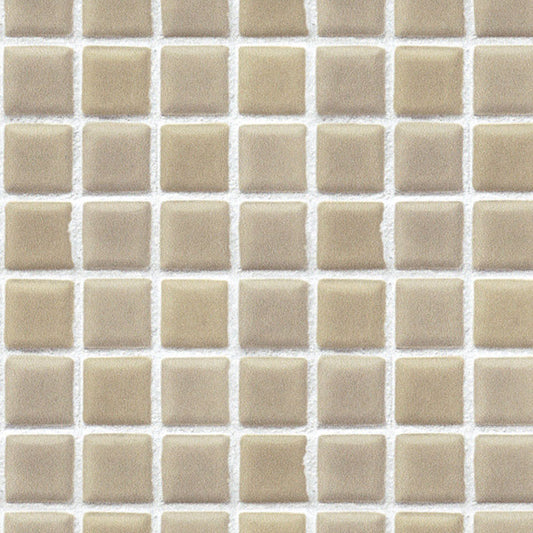 【サンプル】貼ってがせるリメイクシート「Hatte me! (ハッテミー)」モザイクタイル柄 MOSA-02 ベージュ