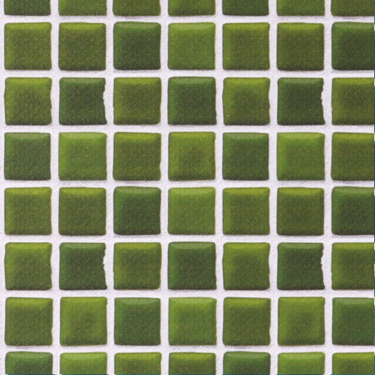 【サンプル】貼ってがせるリメイクシート「Hatte me! (ハッテミー)」モザイクタイル柄 MOSA-08 グリーン