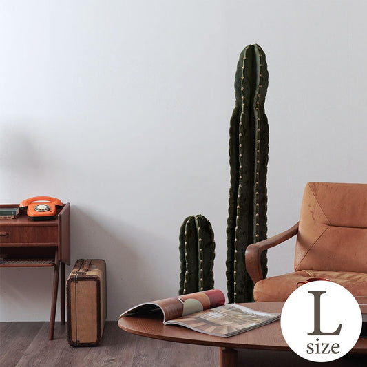 貼ってはがせる Botanical Sticker ボタニカルステッカー Lサイズ 柱サボテンA HMST-BTS-L05