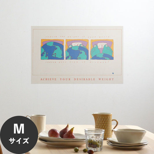 Hattan Art Poster ハッタンアートポスター Reduce the weight of your world / HP-00064 Mサイズ(72cm×45cm)
